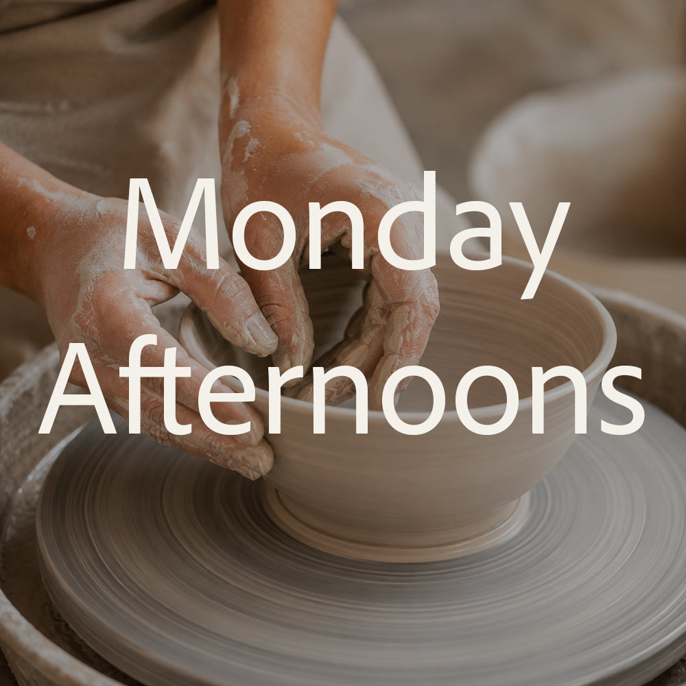 8-week wheel throwing - Monday afternoons
