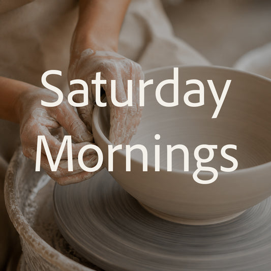 8-week wheel throwing - Saturday mornings