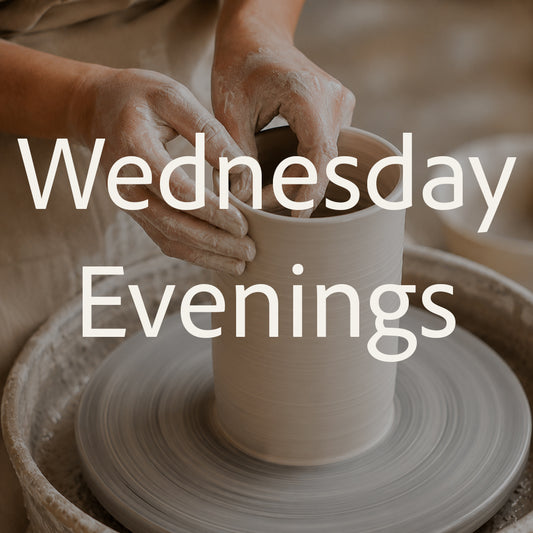 8-week wheel throwing - Wednesday evenings